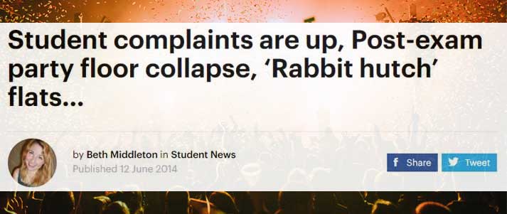 news roundup headline from 2014