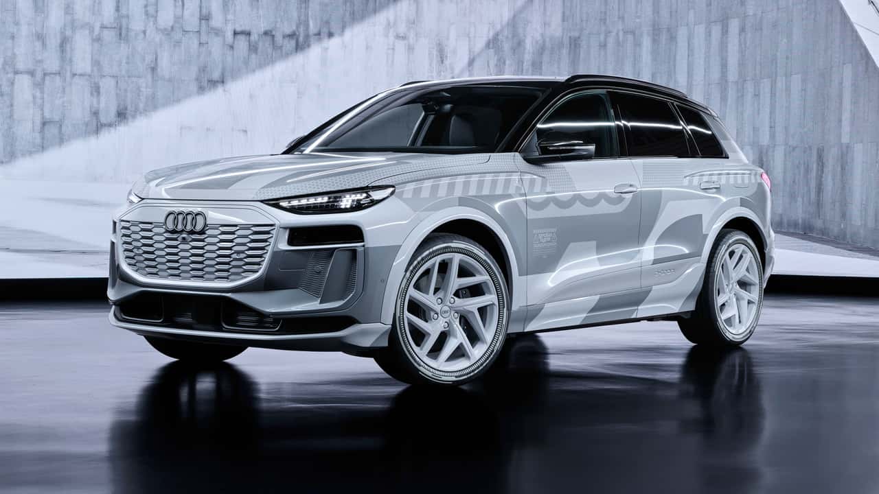 2026 Audi Q6 e-tron prototype exterior