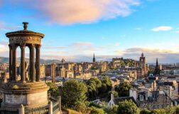 Edinburgh city skyline