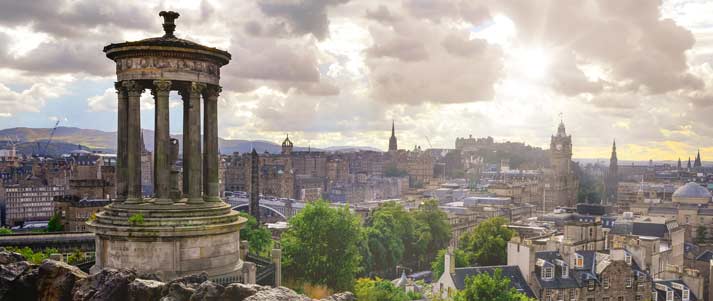 edinburgh city skyline