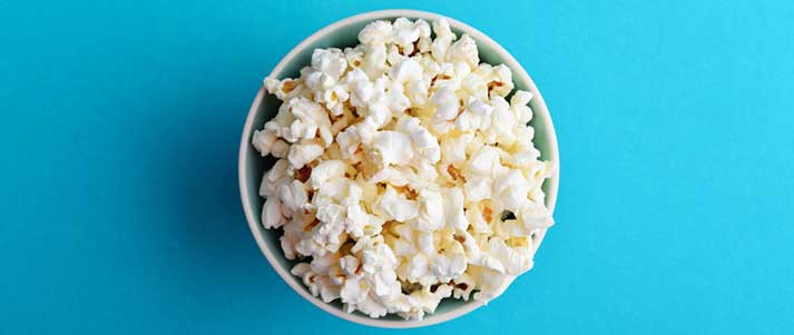 bowl of popcorn