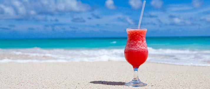 cocktail on a beach