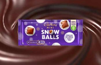 dairy milk snow balls bar