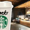 starbucks cup in shop with hacks written on it