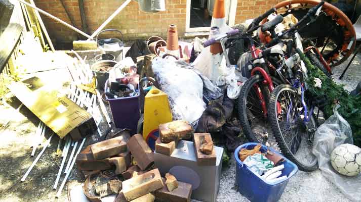 messy student garden