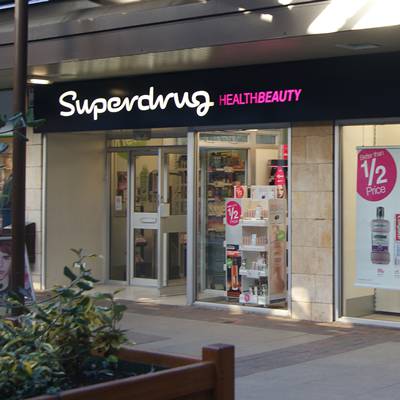 Superdrug on the high street