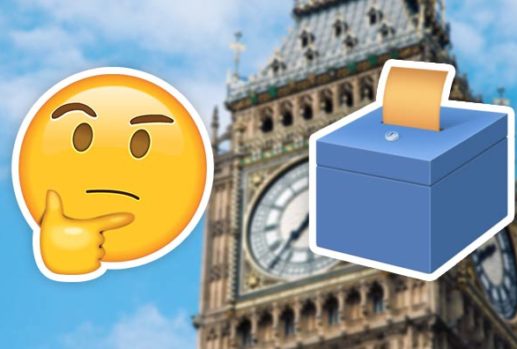 thinking face and ballot box emoji big ben