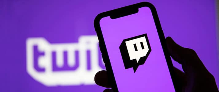 twitch on phone