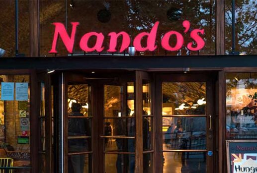 nandos restaurant entrance