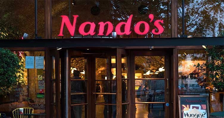 nandos restaurant entrance